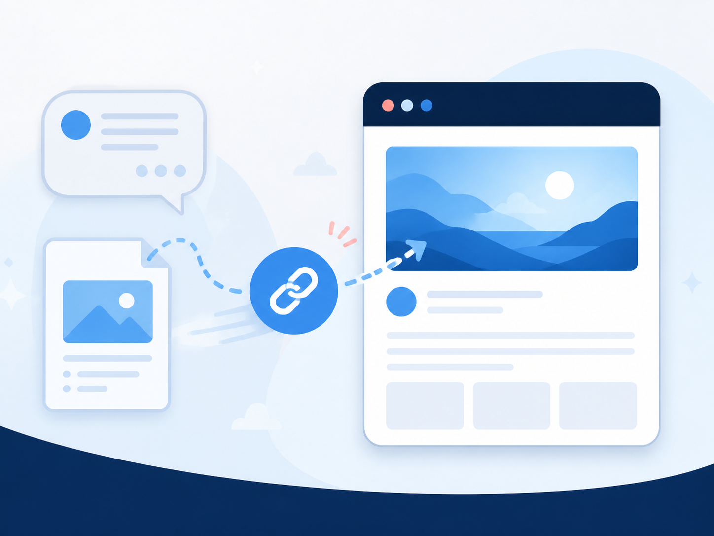 Illustration for Helpful for Shared Links